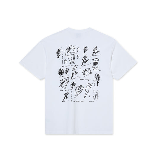 Sad at Times Tee - White