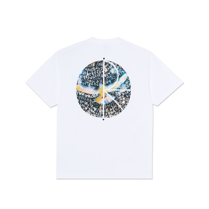 Searching For Peace Fill Logo Tee - White