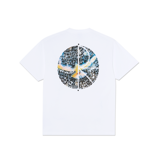 Searching For Peace Fill Logo Tee - White