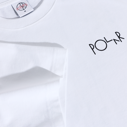 Searching For Peace Fill Logo Tee - White