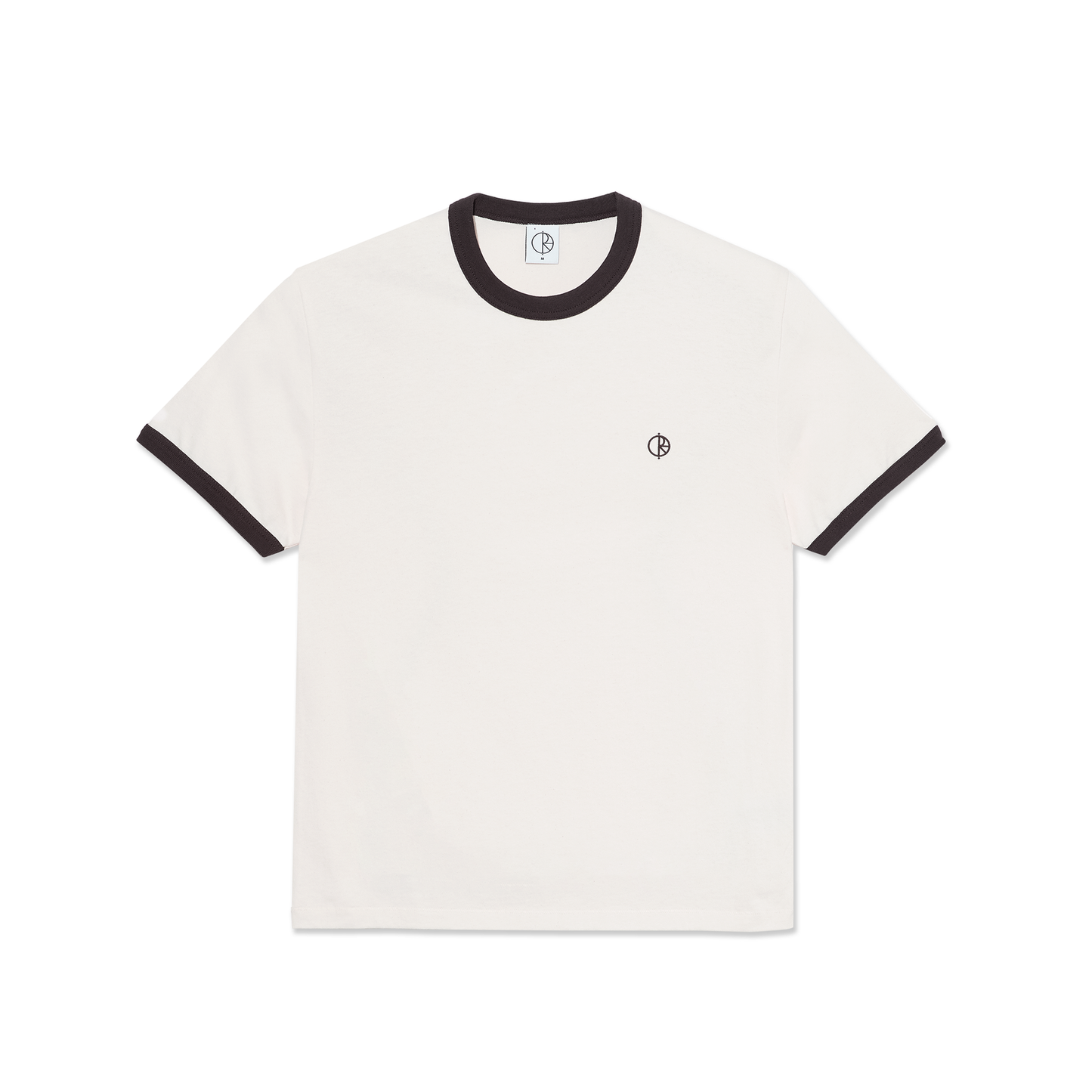 Ringer Tee - Ivory / Chocolate