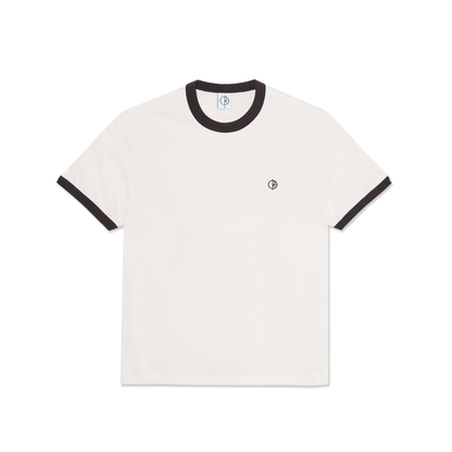 Ringer Tee - Ivory / Chocolate