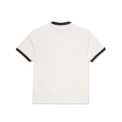 Ringer Tee - Ivory / Chocolate