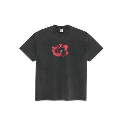 Metal Logo Tee - Silver Black