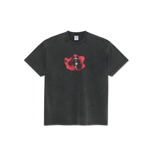 Metal Logo Tee - Silver Black