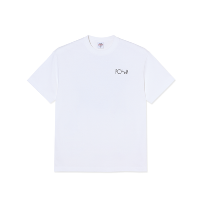 Märtas - Fill Out Logo Tee - White