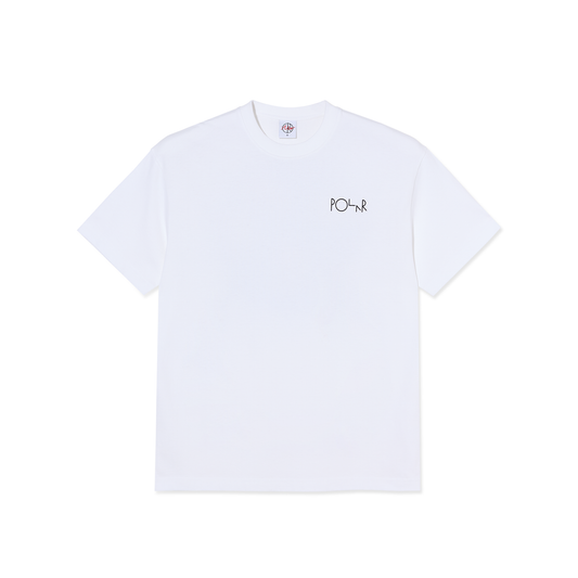 Märtas - Fill Out Logo Tee - White