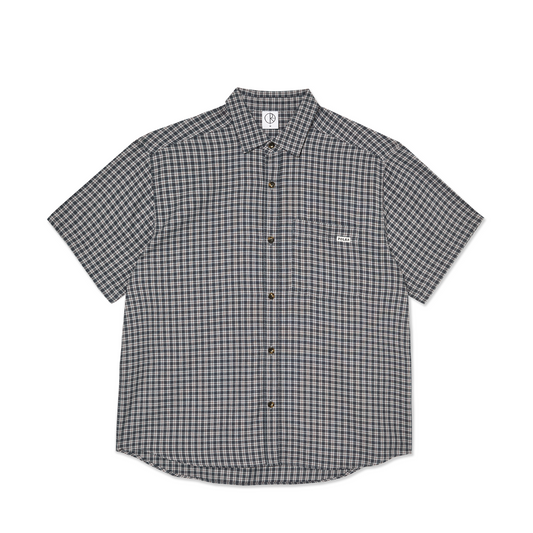 Mitchell Shirt - Petrol/Bordeaux