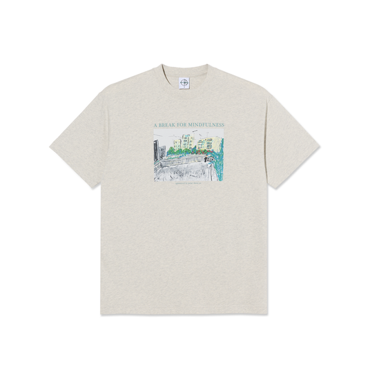 Mindfullness Tee - Ivory Grey Melange