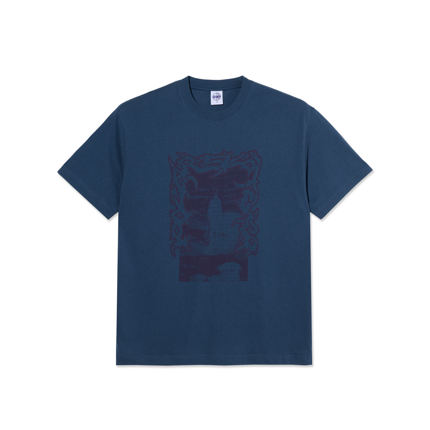 Passing Resemblance Tee - Grey Blue