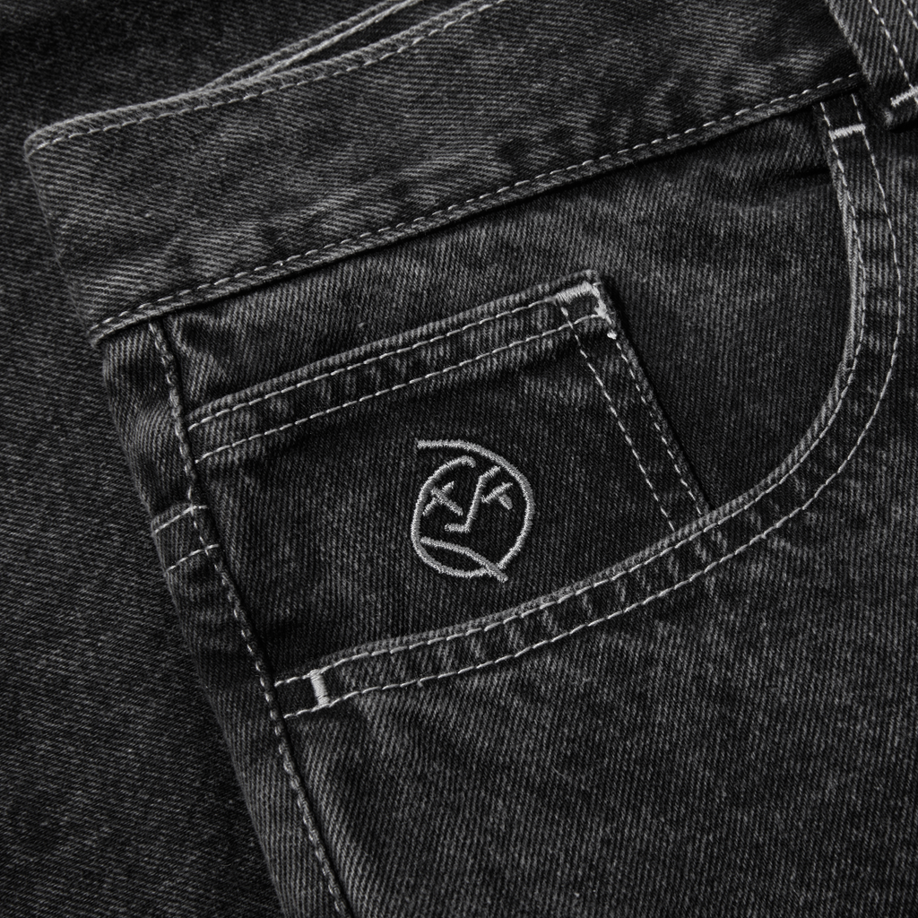 Big Boy Jeans Shorts - Silver Black