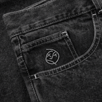 Big Boy Jeans Shorts - Silver Black