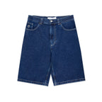 Big Boy Jeans Shorts - Blue / White Stitching