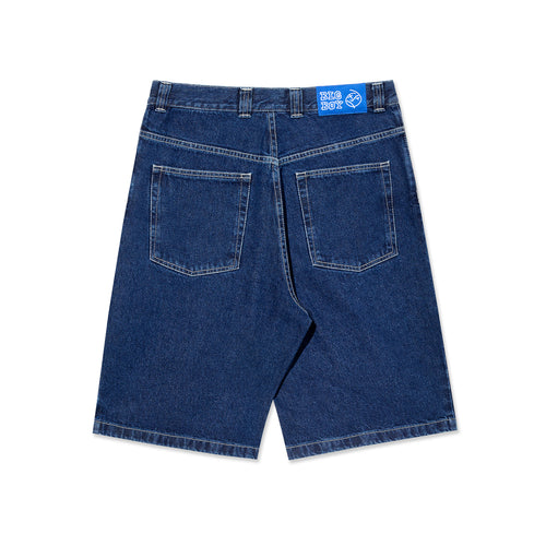 Big Boy Jeans Shorts - Blue / White Stitching