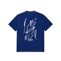 Doodle Tee - Ultramarine / White