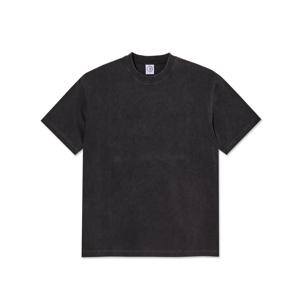 Contrast Stroke Logo Tee - Silver Black