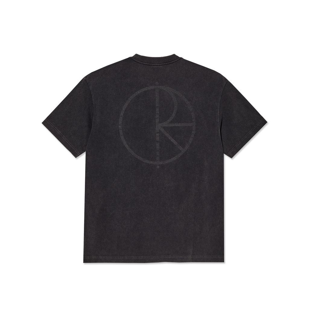 Contrast Stroke Logo Tee - Silver Black