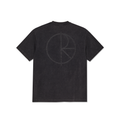 Contrast Stroke Logo Tee - Silver Black