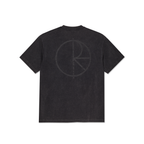 Contrast Stroke Logo Tee - Silver Black