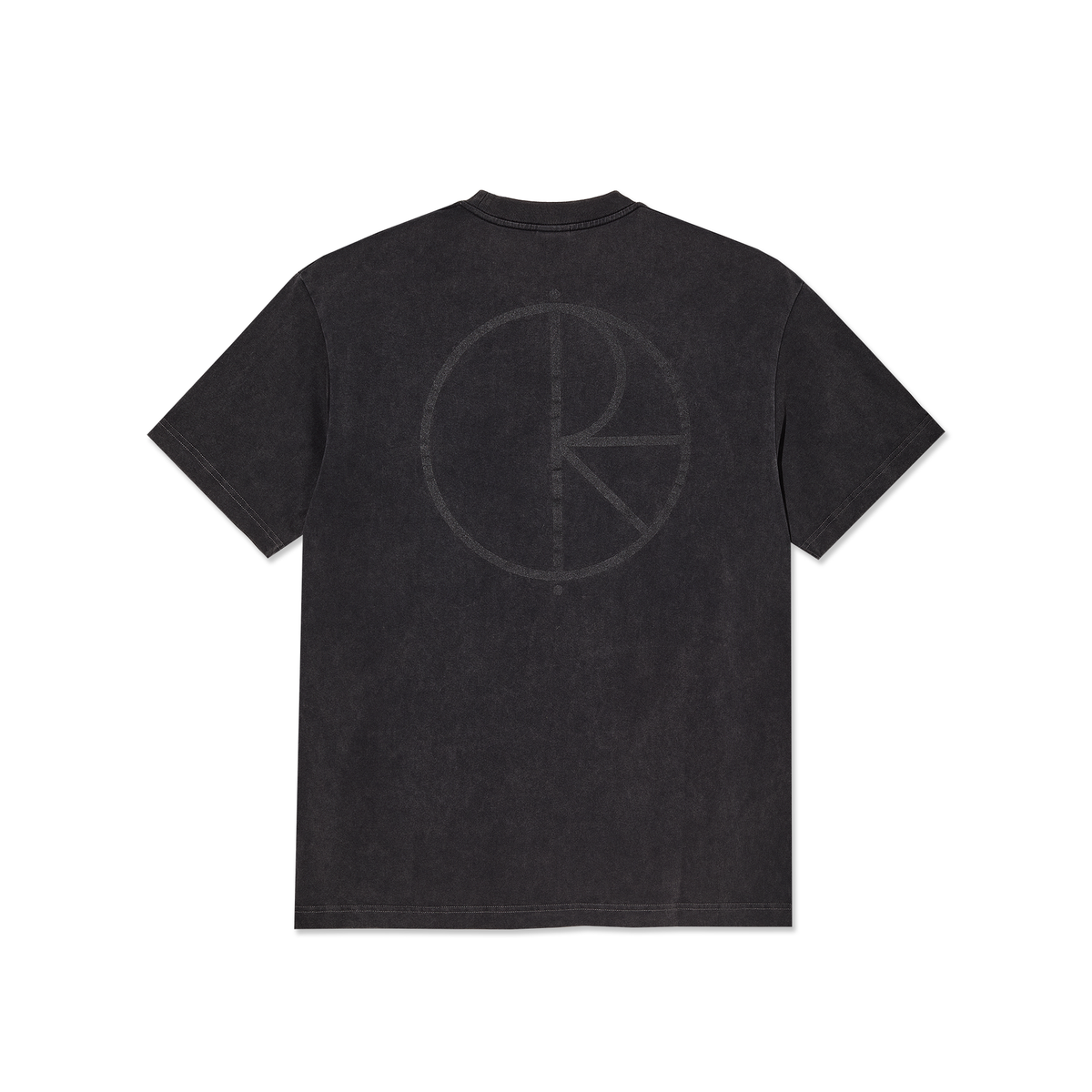 Contrast Stroke Logo Tee - Silver Black