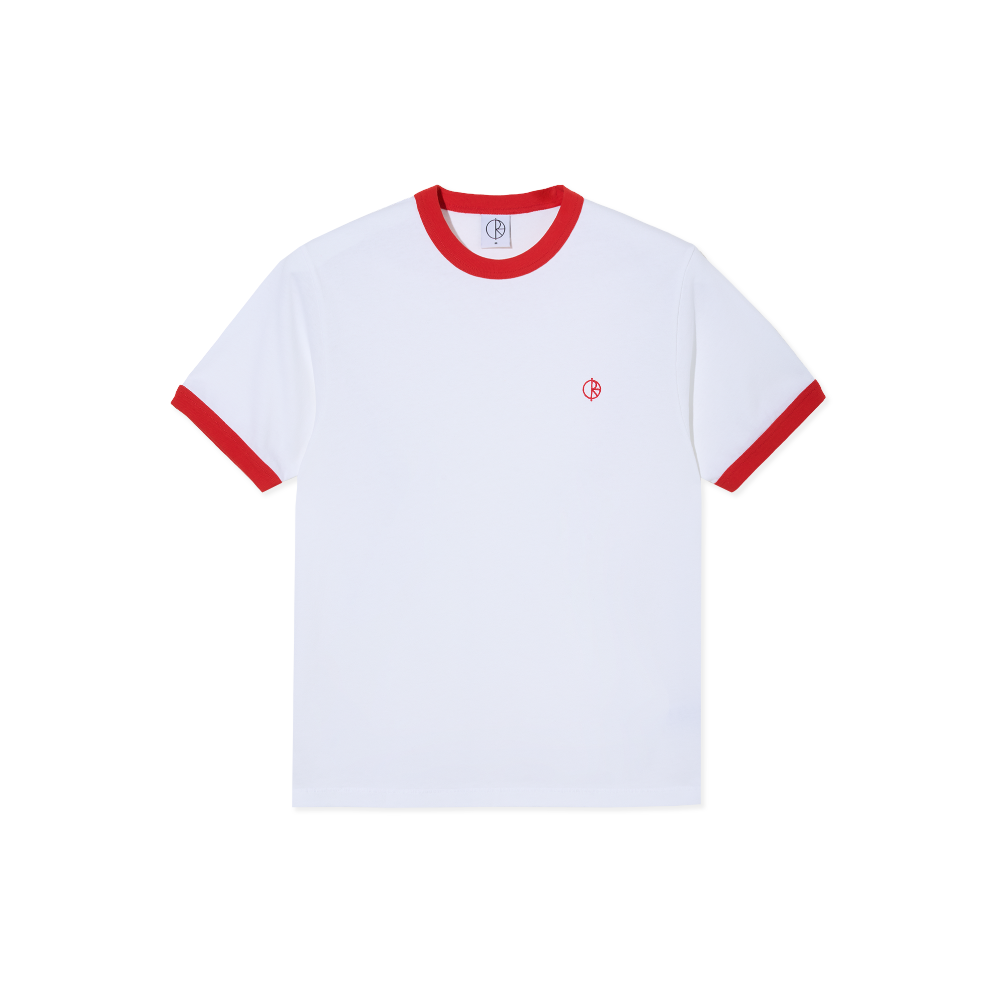 Ringer Tee - White / Red