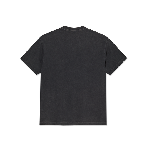 Metal Logo Tee - Silver Black