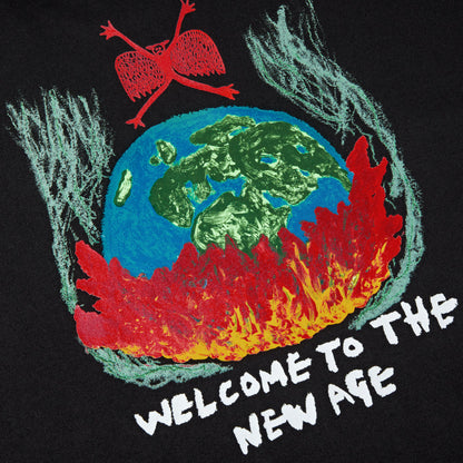 Welcome To The New Age LS Tee - Black