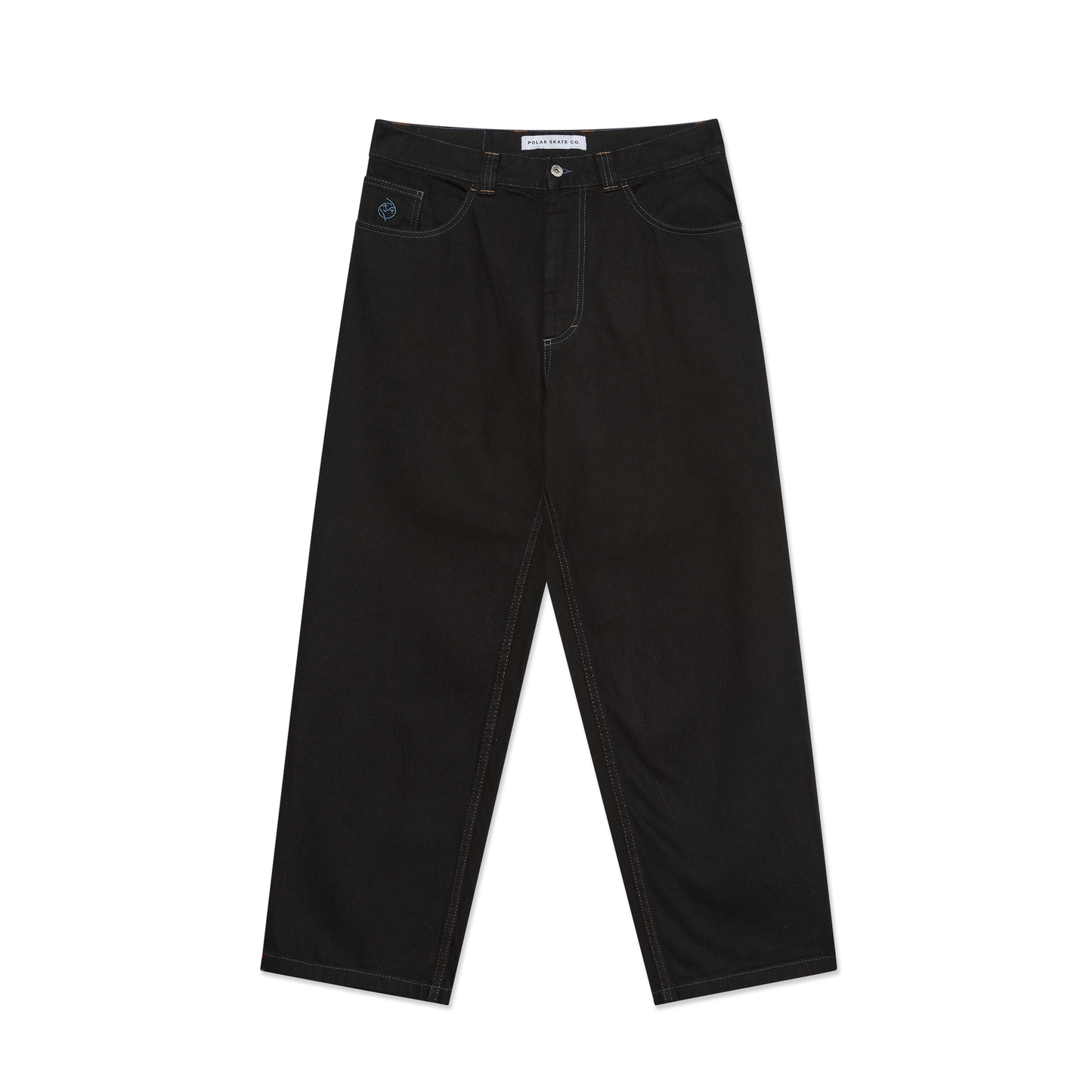 Big Boy Pants - Black / Blue Stitching