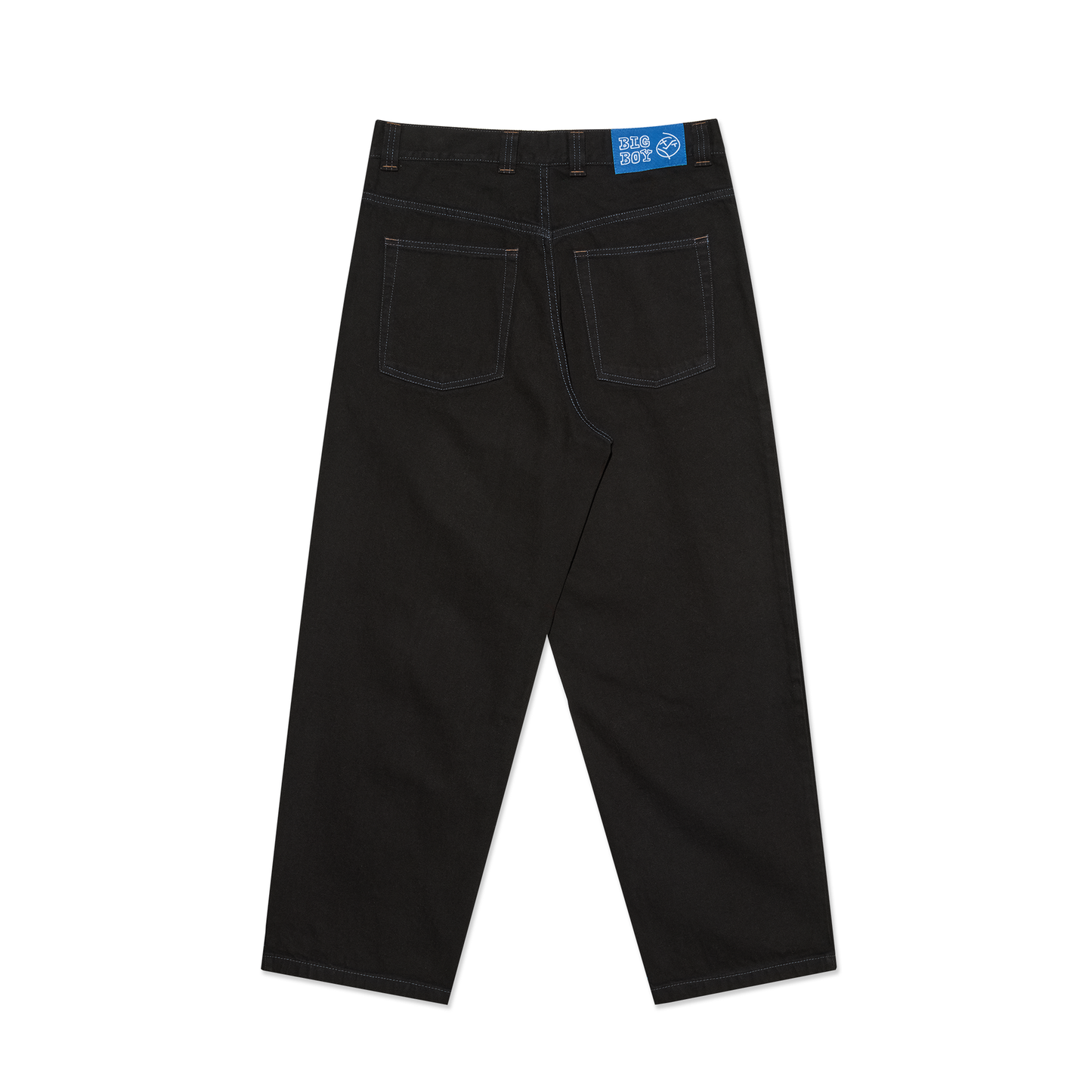 Big Boy Pants - Black / Blue Stitching
