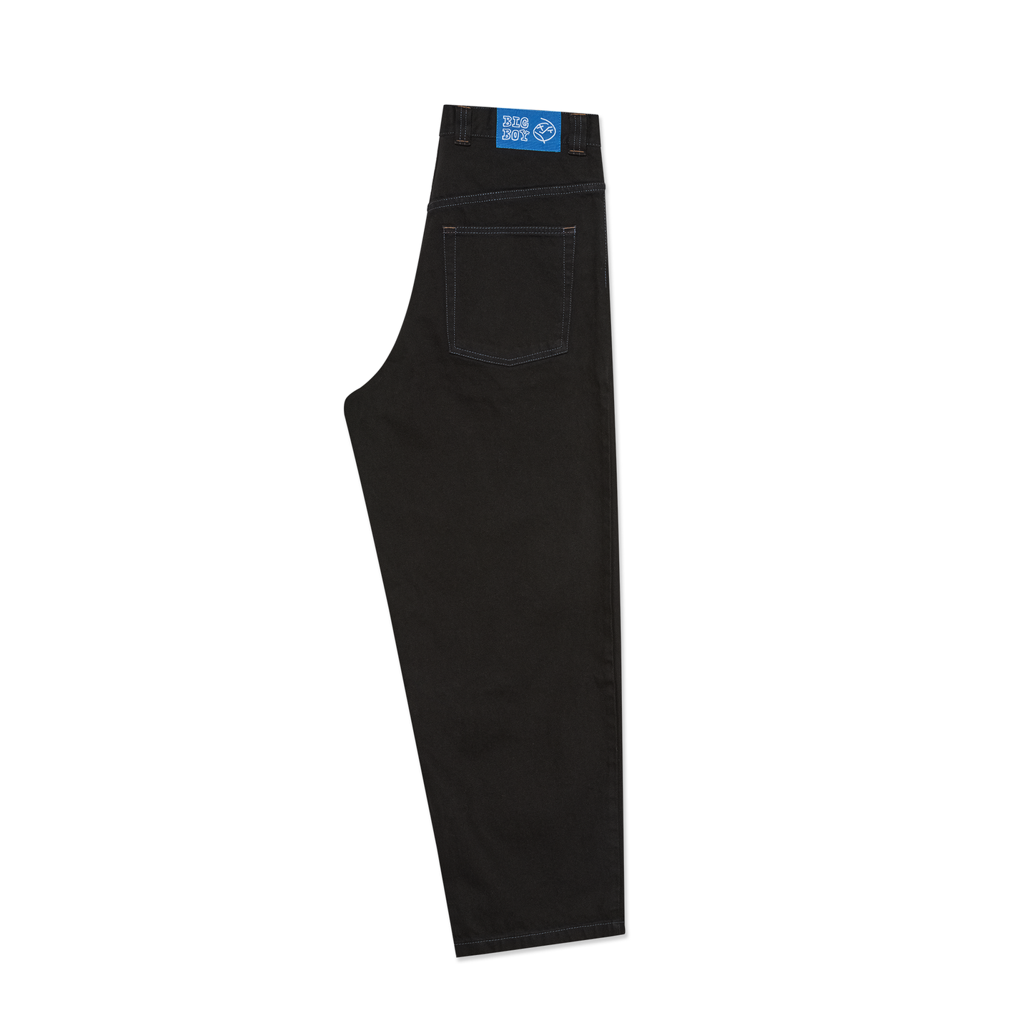 Big Boy Pants - Black / Blue Stitching