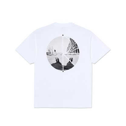 Fill Logo Happy Sad Tee - White