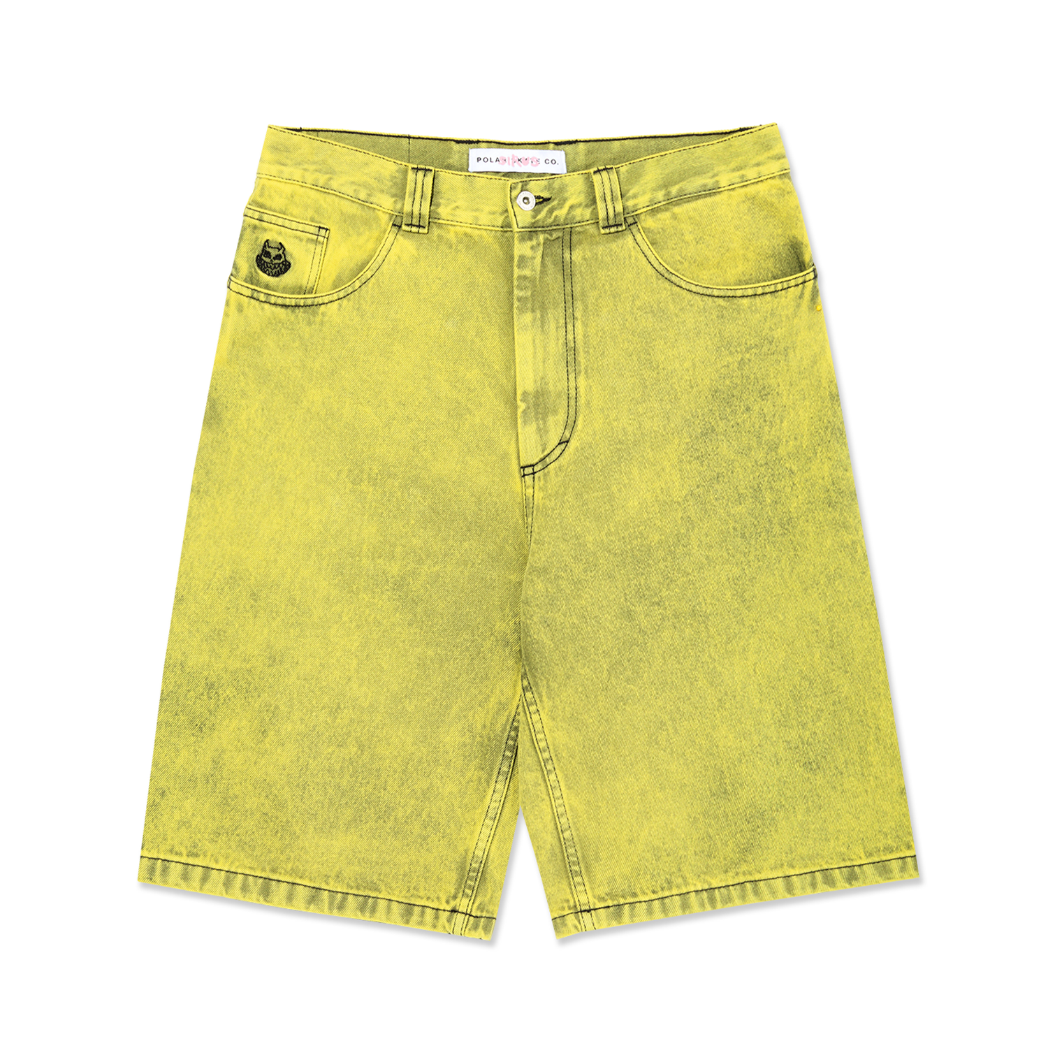 Big Boy Shorts Angel Child - Lemon / Black