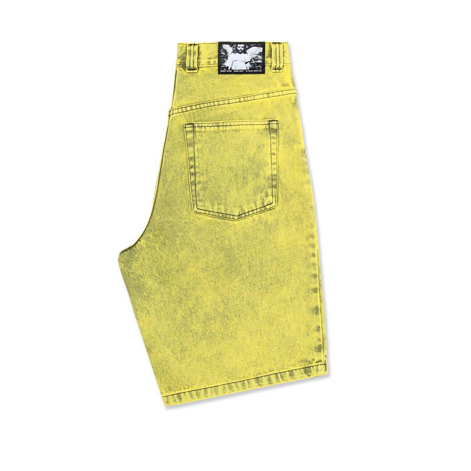 Big Boy Shorts Angel Child - Lemon / Black