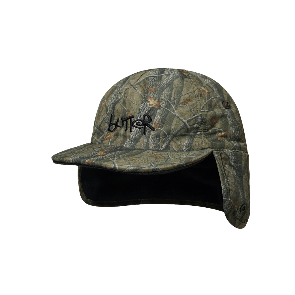 Polartec Reversible Trapper Cap - Forest Camo / Navy