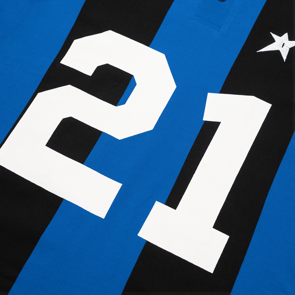 C-Star Polo Jersey - Blue Stripe