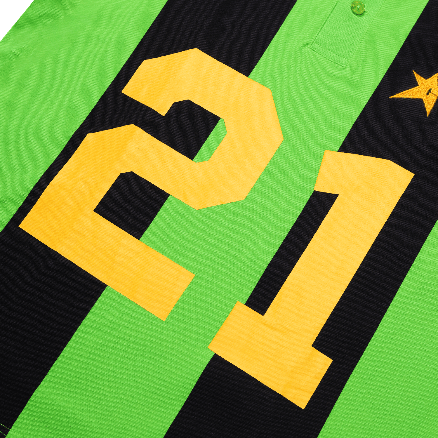 C-Star Polo Jersey - Green Stripe