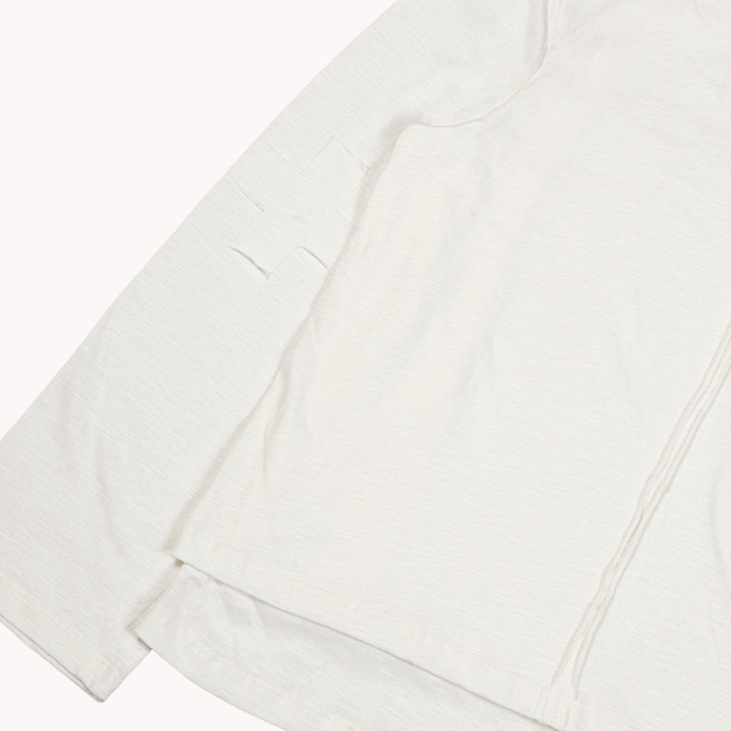 Henley “Skin” Off-White LS