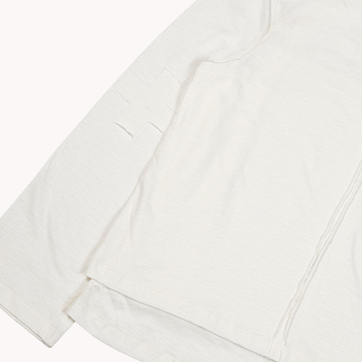 Henley “Skin” Off-White LS