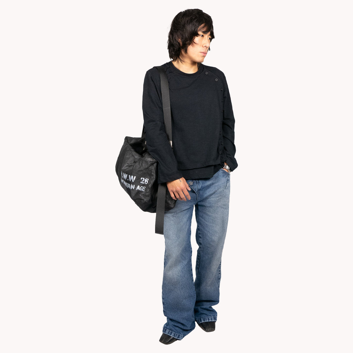 Duffle Bag "H.W.W." - Black