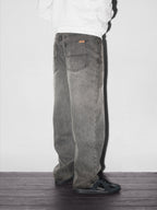Relaxed Denim Jeans - Faded Black