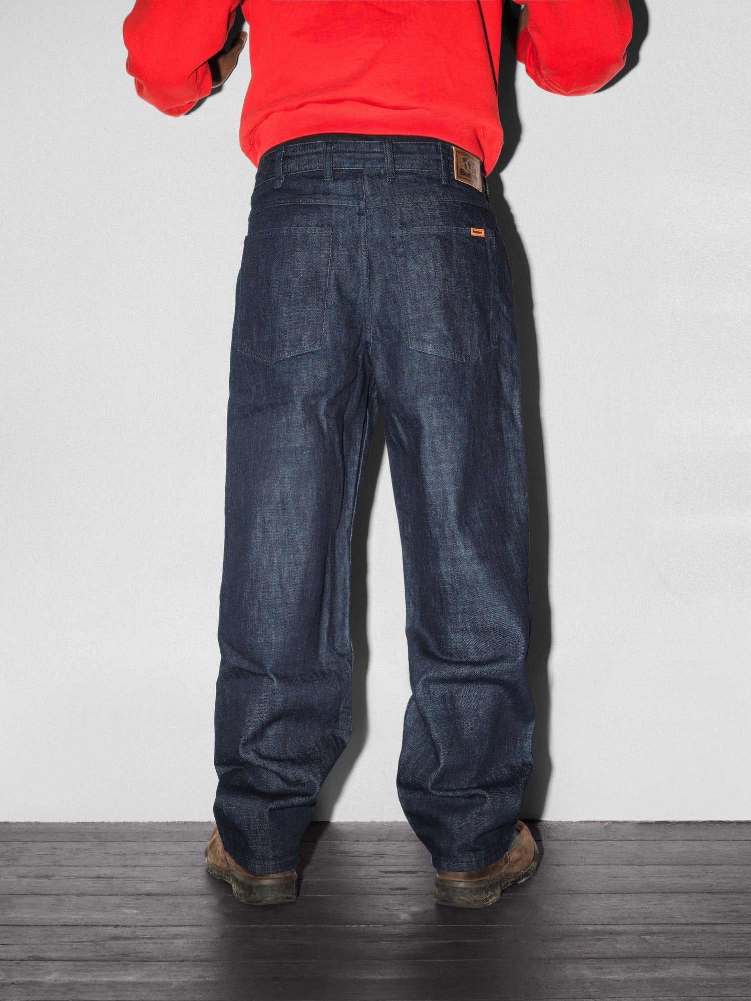 Relaxed Denim Jeans - Selvedge Blue