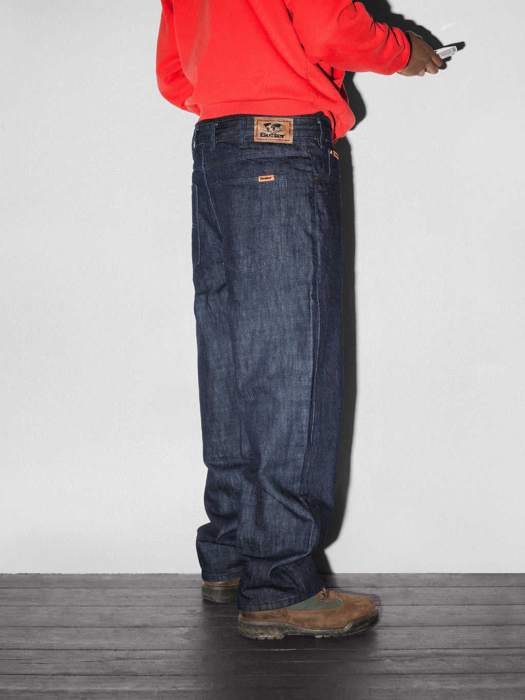 Relaxed Denim Jeans - Selvedge Blue