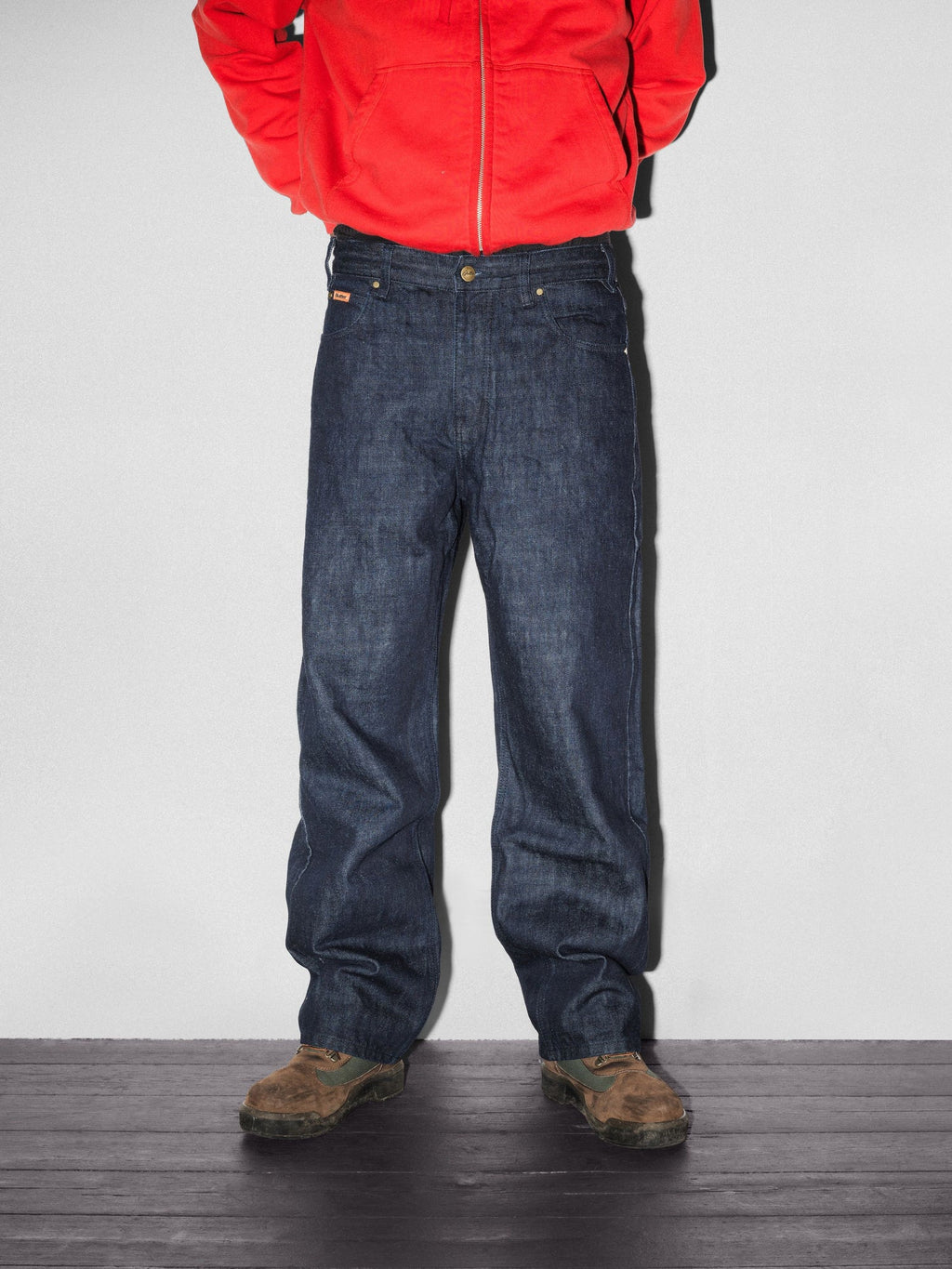 Relaxed Denim Jeans - Selvedge Blue