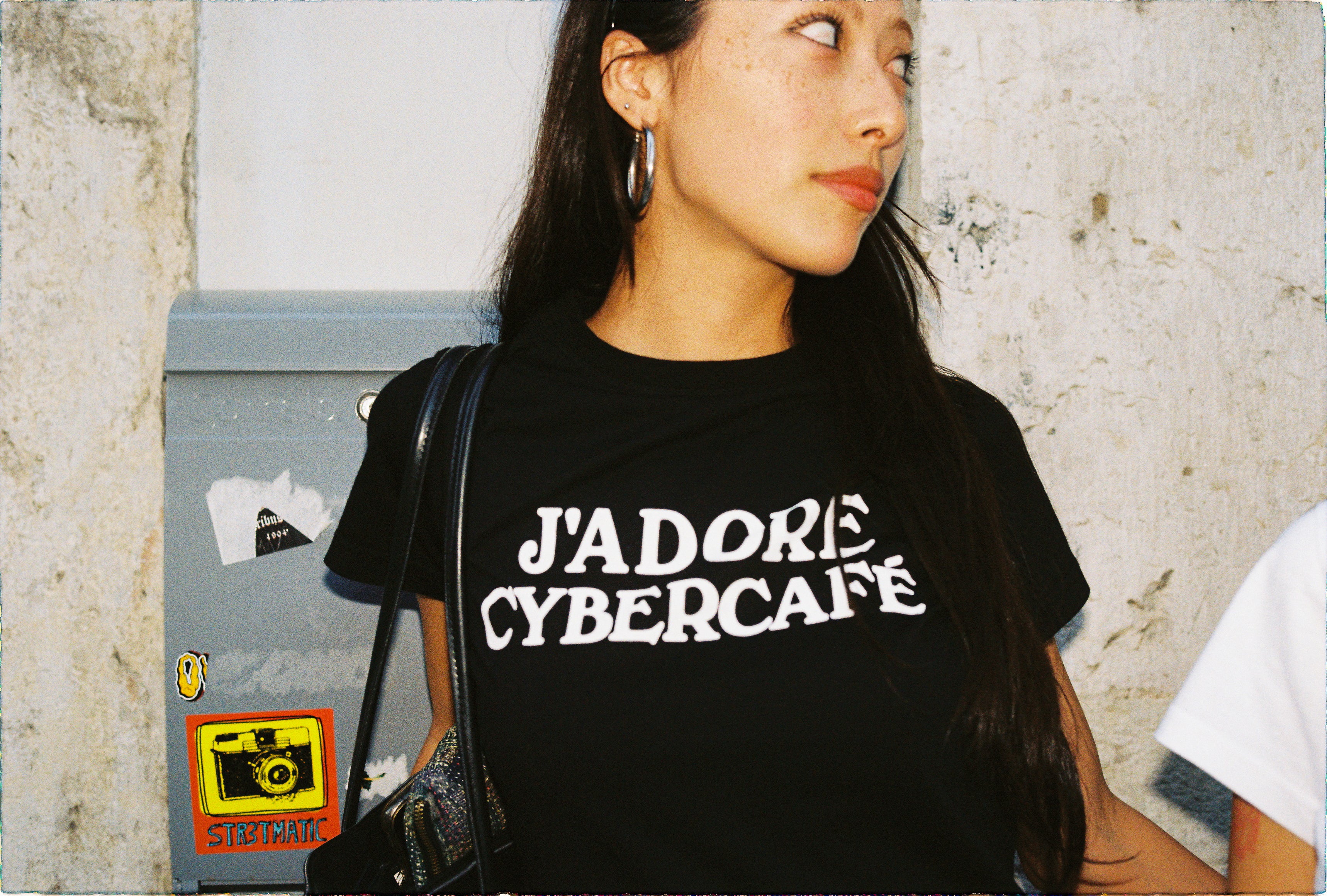 J'adore Baby Tee - Black
