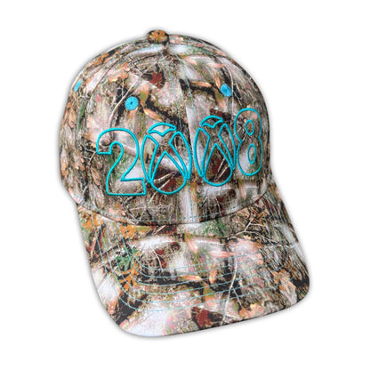 8Box Hat - Real Tree Camo / Blue