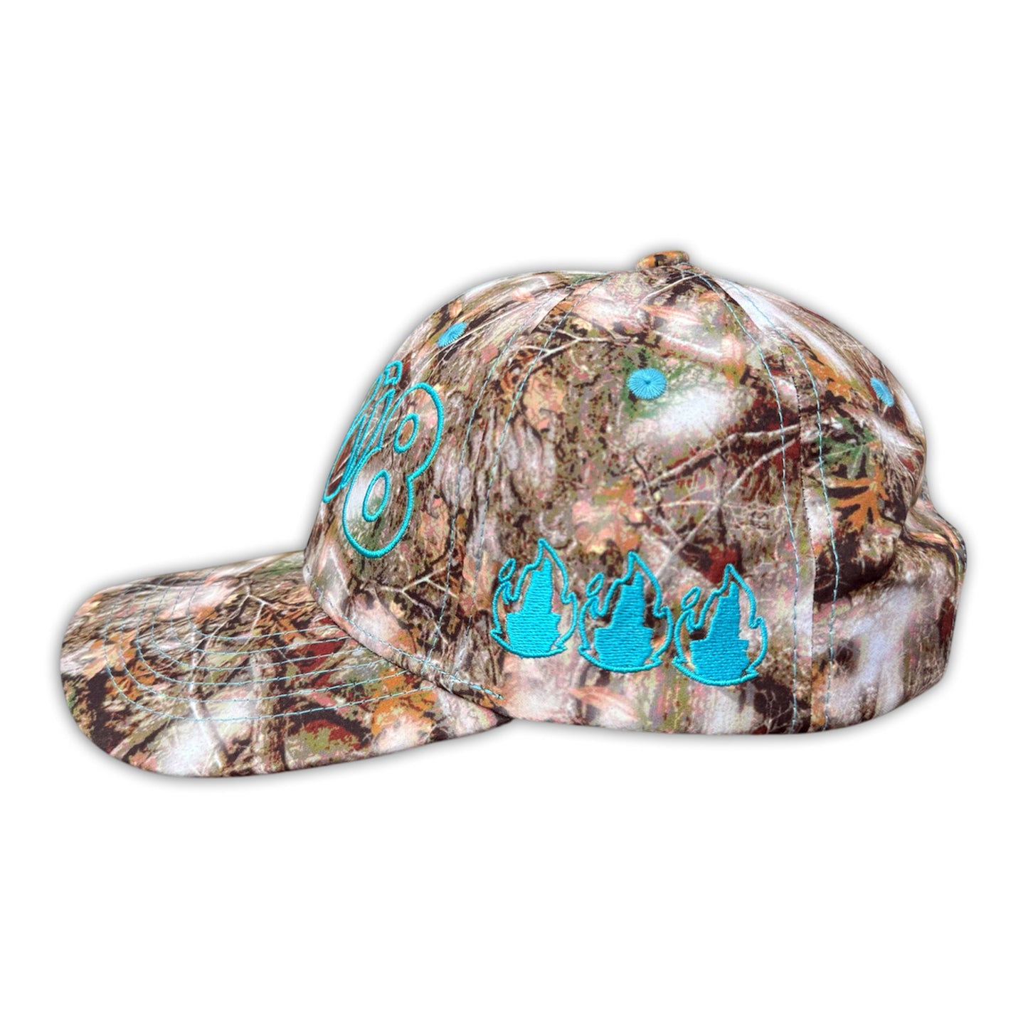 8Box Hat - Real Tree Camo / Blue