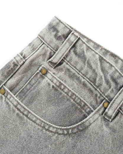 Racer Denim Jeans - Grey Wash