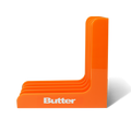 Butter Record Holder - Orange
