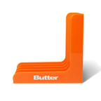 Butter Record Holder - Orange