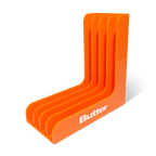 Butter Record Holder - Orange